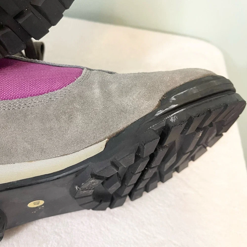 Scarpa Women's Gray Purple Gore Tex Lace Up Hiking Boots Size 40 - Picture 13 of 13